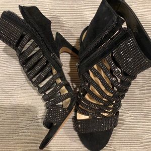 NEW Vince Camuto bedazzled heels, never worn
